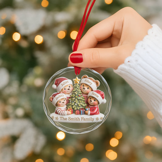 Personalize Christmas Family Ornament