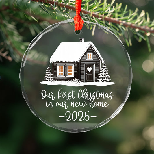 Personalized First Christmas New Home Ornament