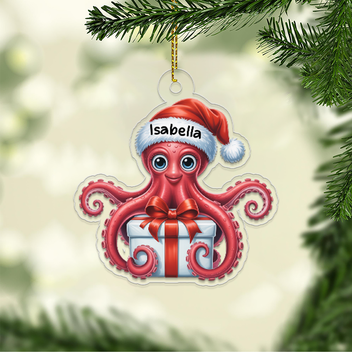 Custom Name Octupus Animal Lover