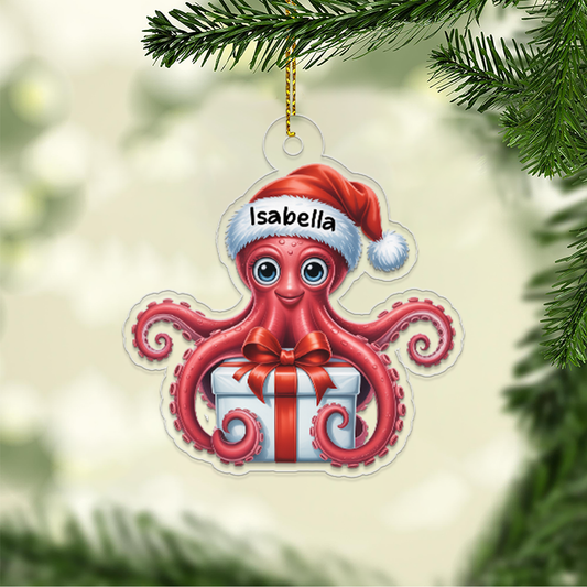 Custom Name Octupus Animal Lover