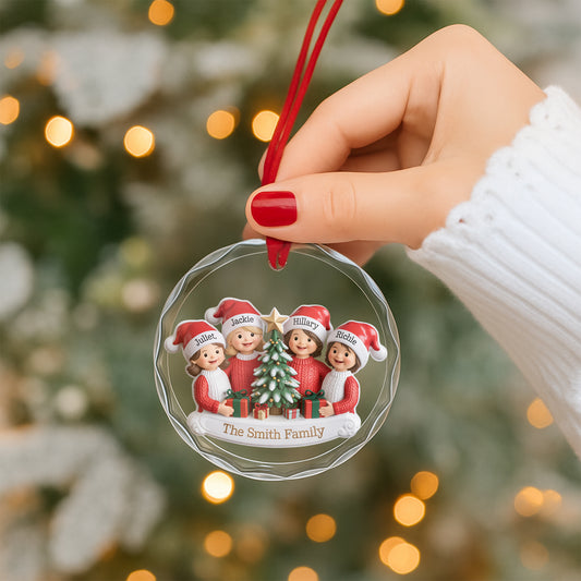 Personalize Christmas Family Ornament4