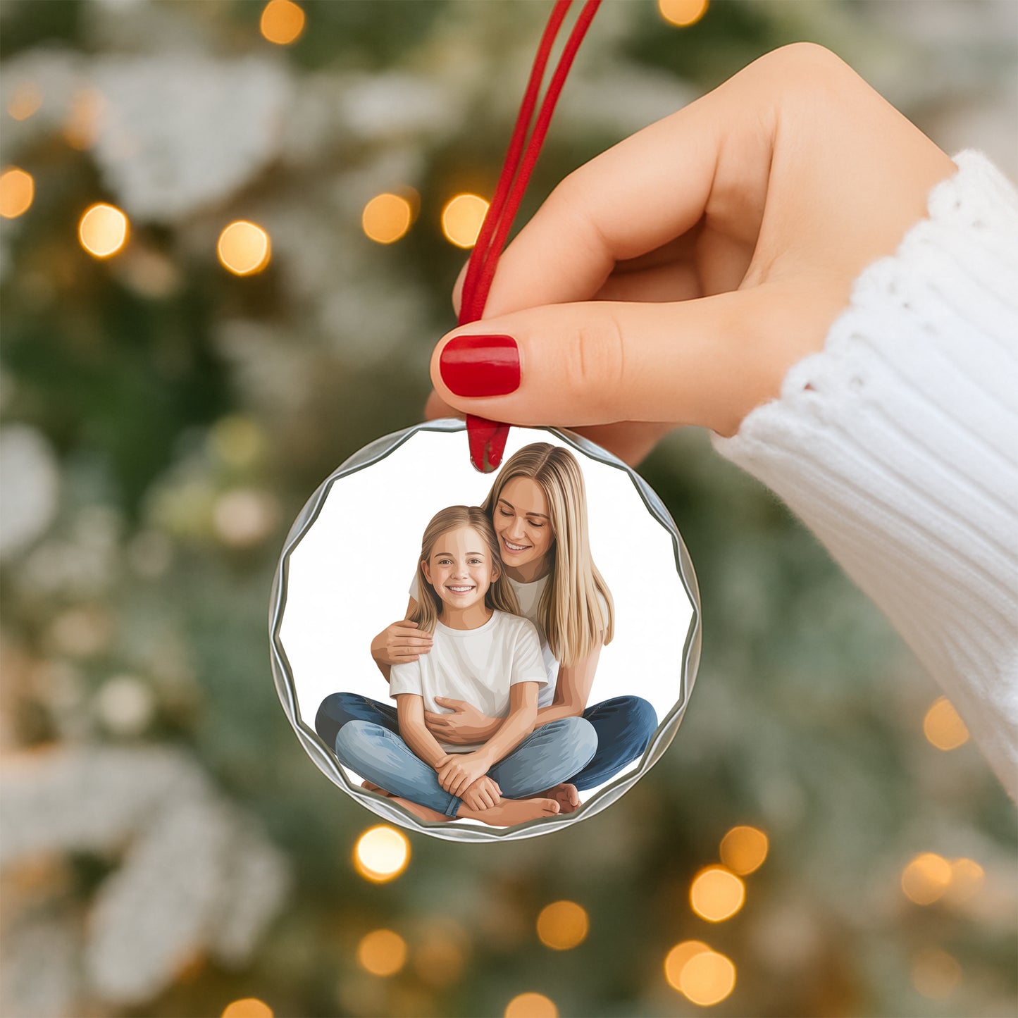 Custom Mom and daughter