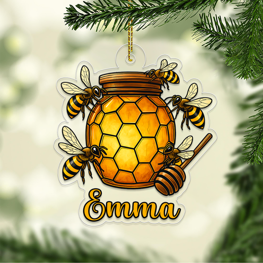 Custom Name Bee And Honey