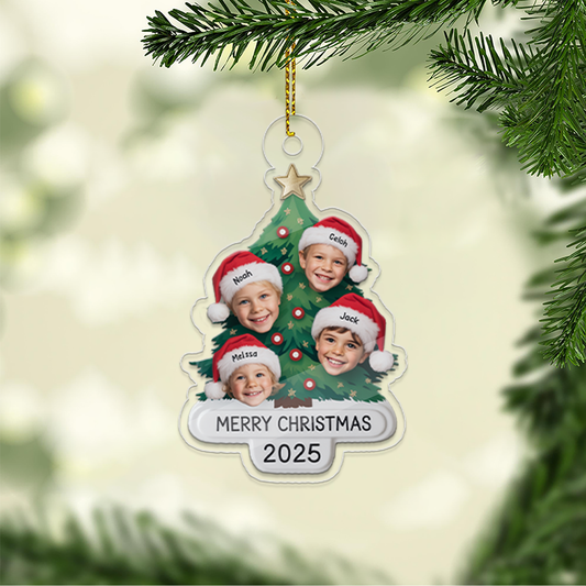 Personalized Family Ornaments 2025, Family Picture Ornament, Family Ornament 2025, Photo Ornament, Family Keepsake, Xmas Gifts