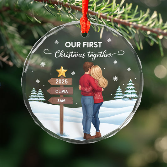 Xmas Ornament - Our First Christmas Together2