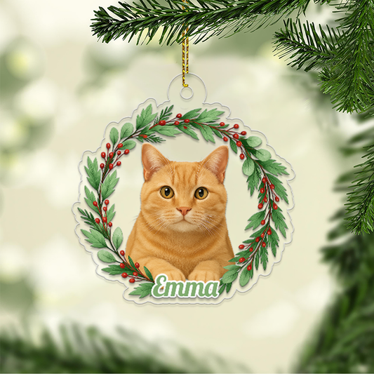Custom Name Cat Xmas