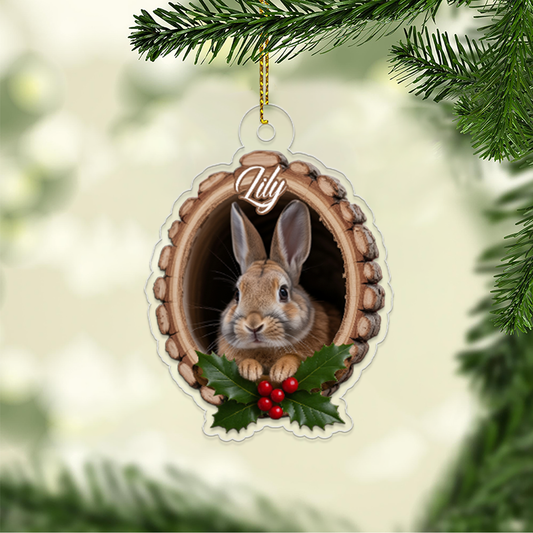 Custom Name Rabbit Animal Lover