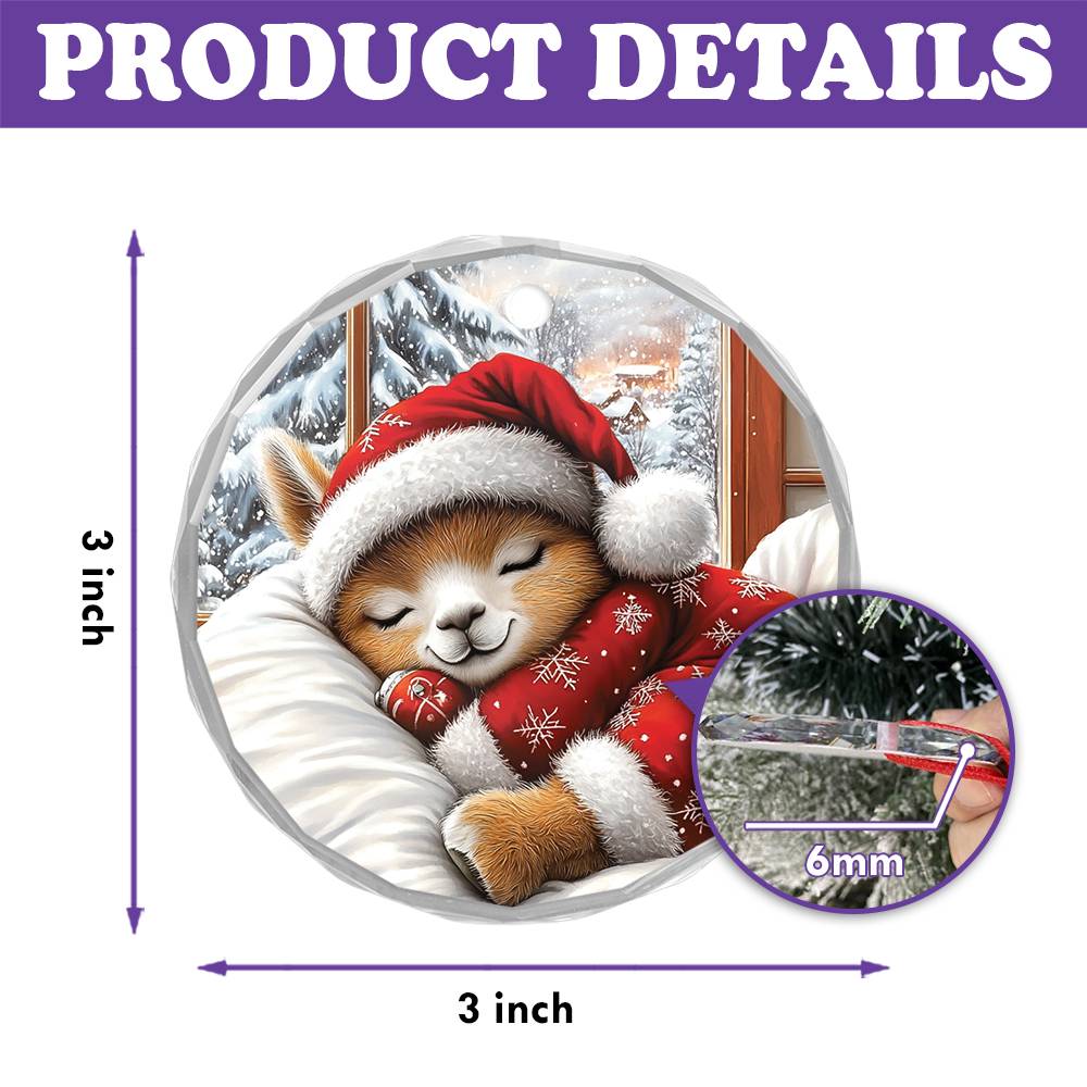 Alpaca Sleeping In Bed Design 4