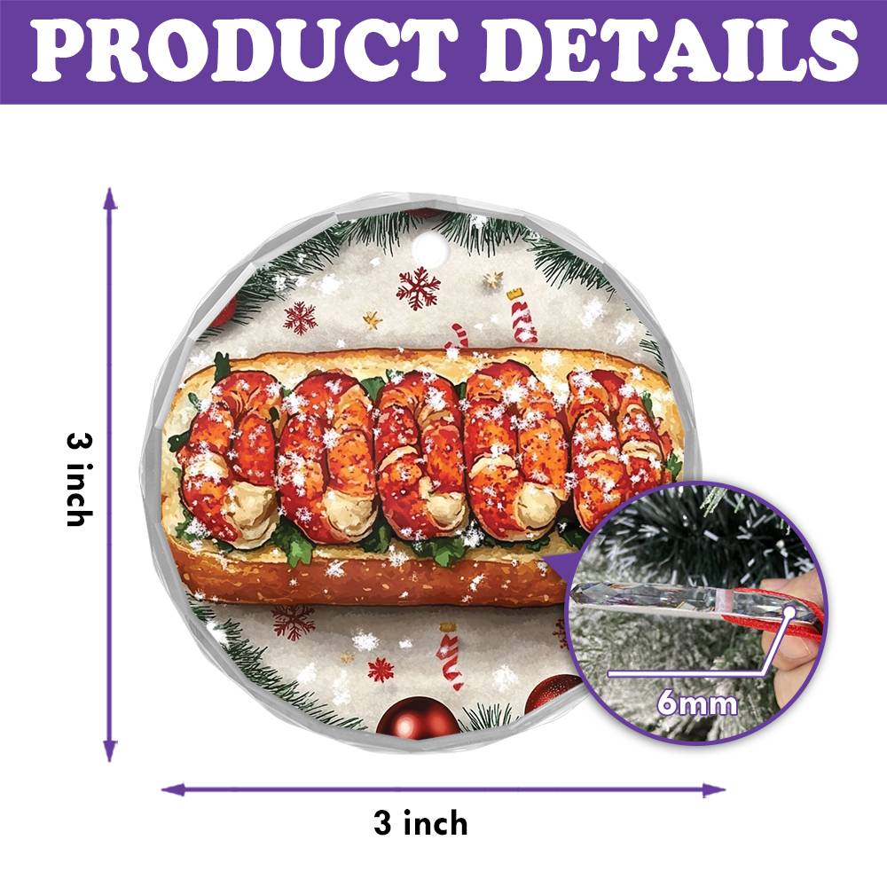New England Lobster Roll Close up Design 3