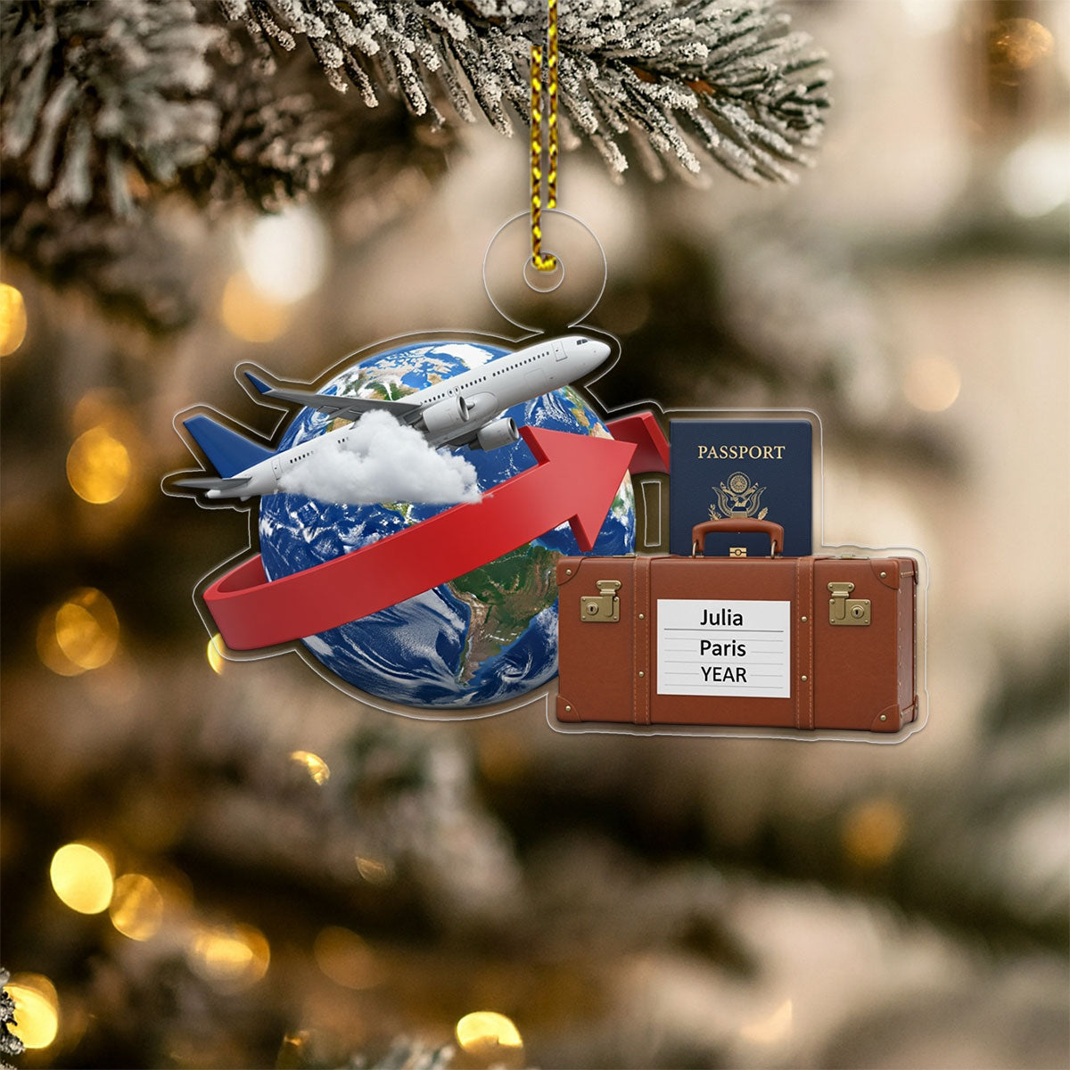 Custom Name Airplane For Pilot, Travel