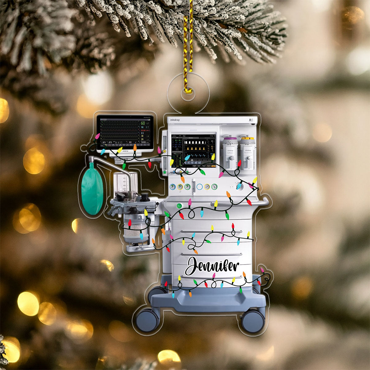 Custom Name Doctor Or Nurse Anesthesia Machine