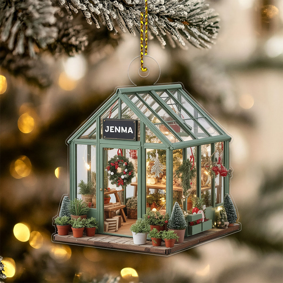 Custom Name Greenhouse For Gardener