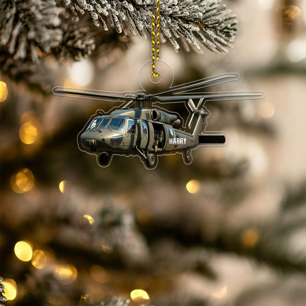 Custom Name Helicopter