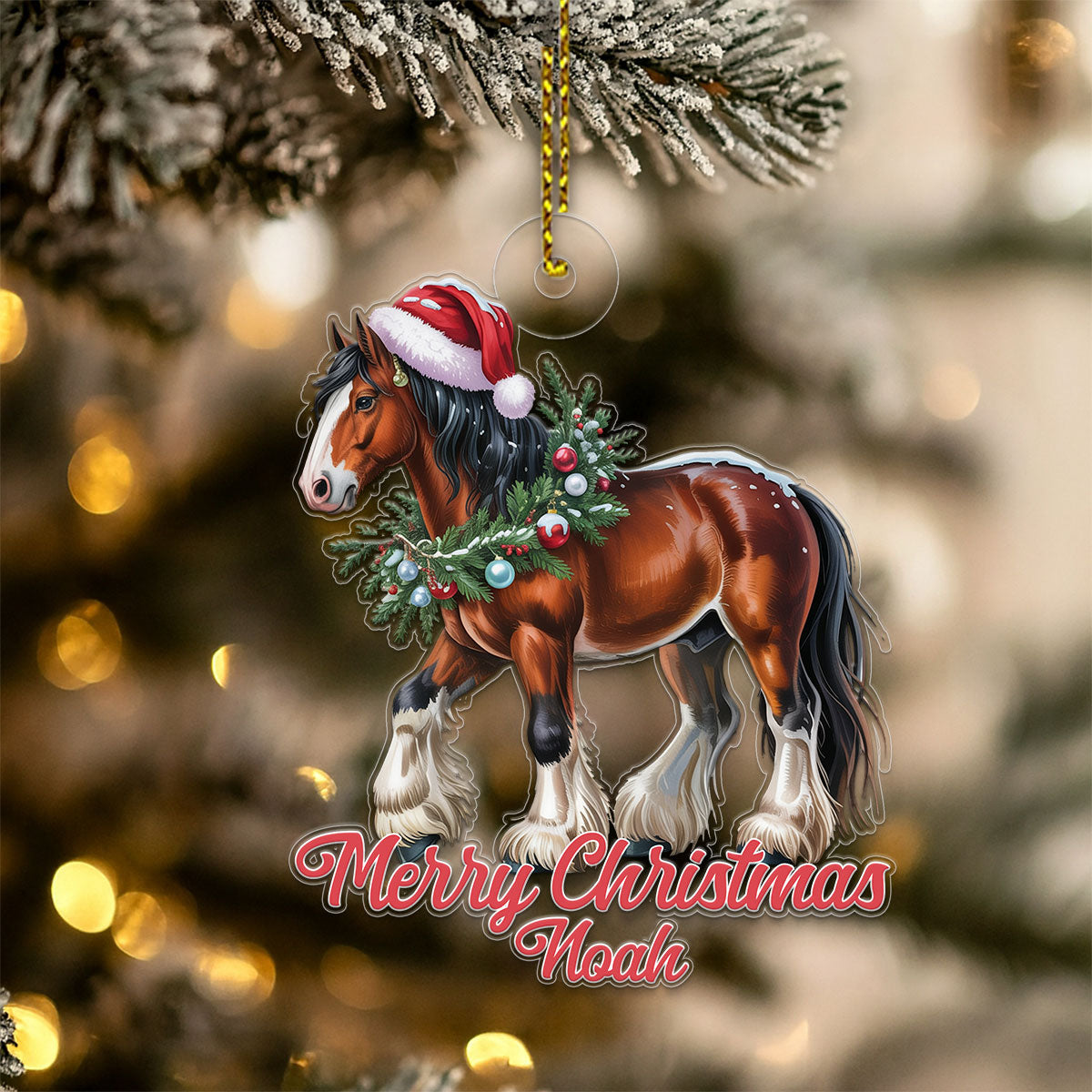 Custom Name Horse For Farmer, Cowboy