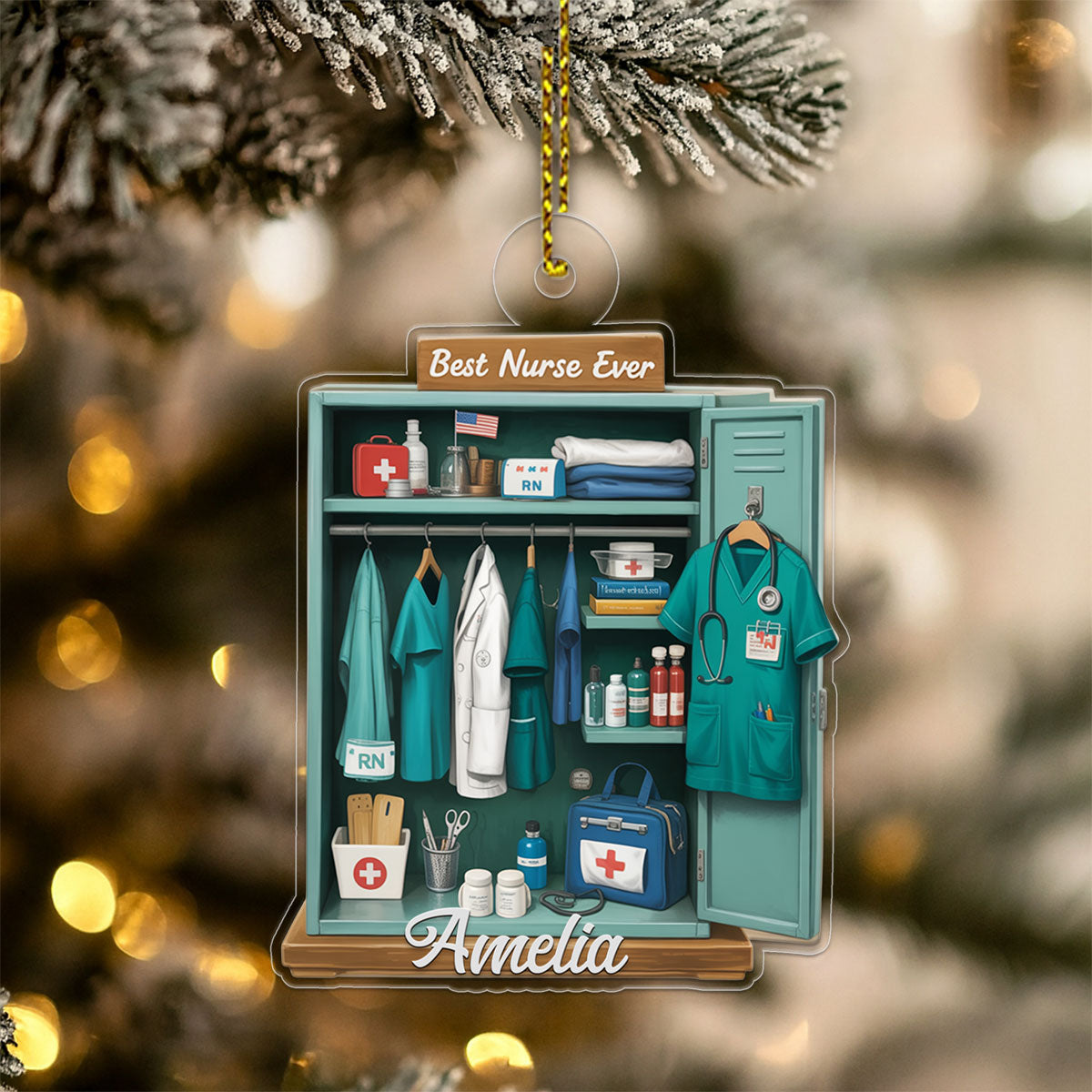 Custom Name Nurse Doctor Personal Locker