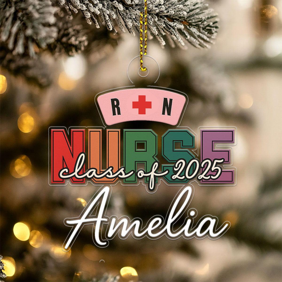 Custom Name Nurse R-N Graduate Gift