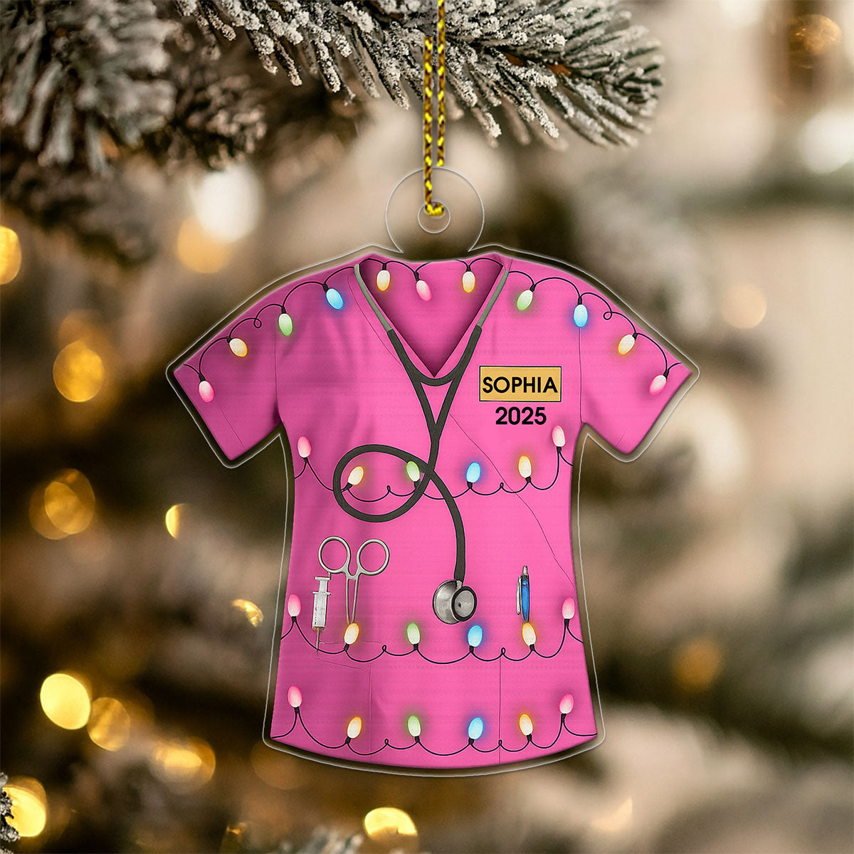 Custom Name Nurse Uniform, Medical Staff