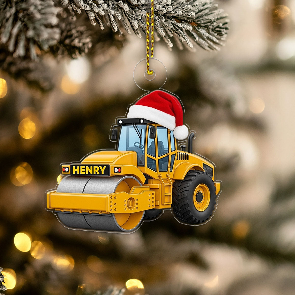 Custom Name Road Roller For Construction Workers