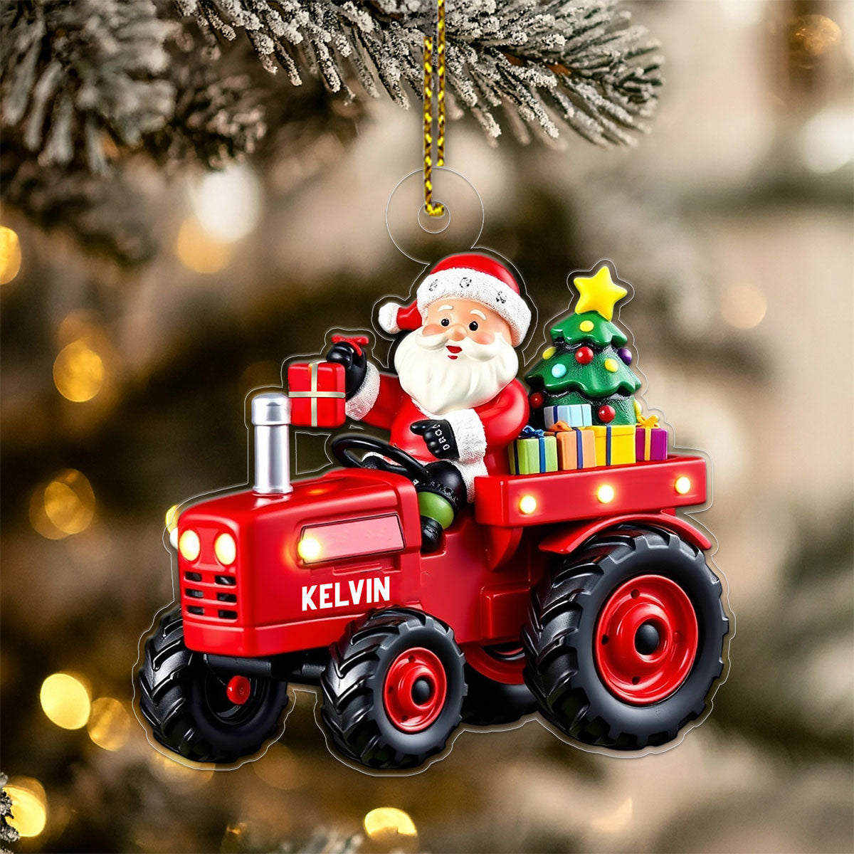 Custom Name Santa Trucker