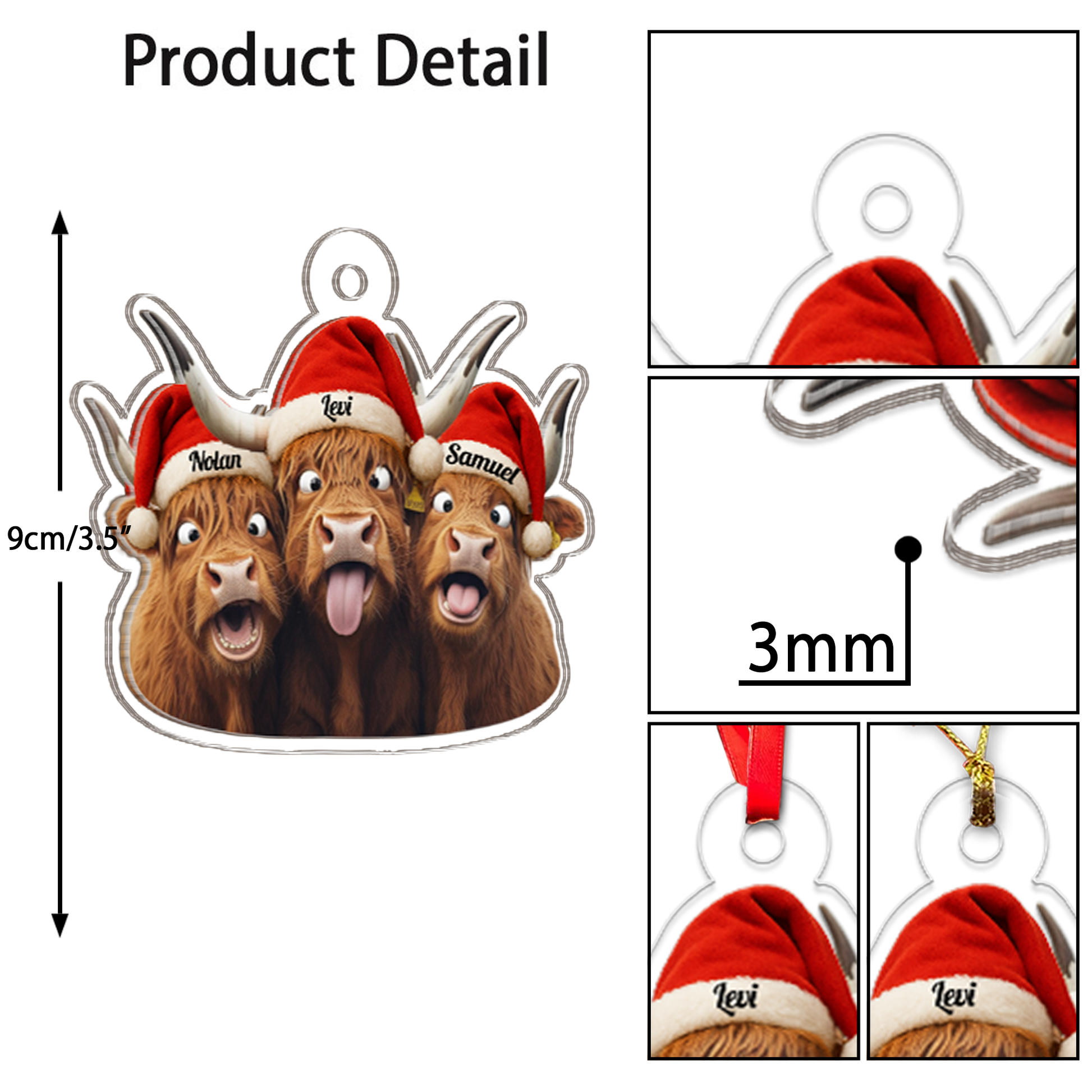 Custom Name Funny Highland Cow