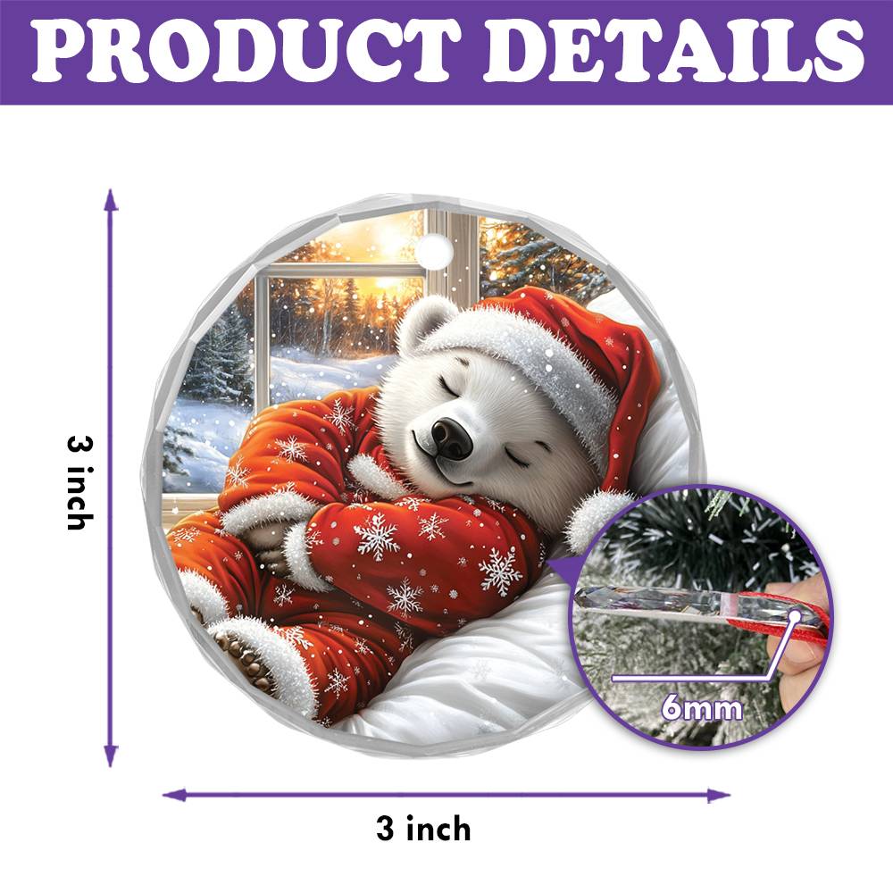 Polar Bear Sleeping In Bed Design 2
