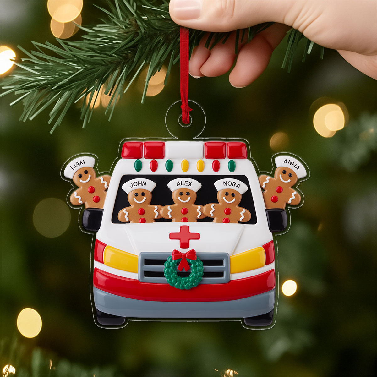 Custom Ambulance Team Gingerbread
