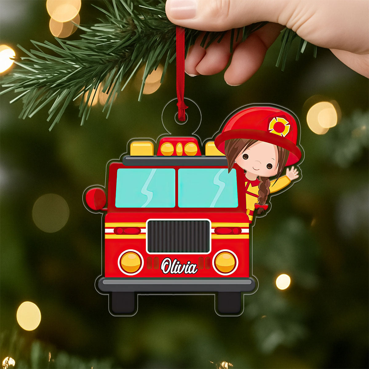 Custom Kid Firefighter For Daughter