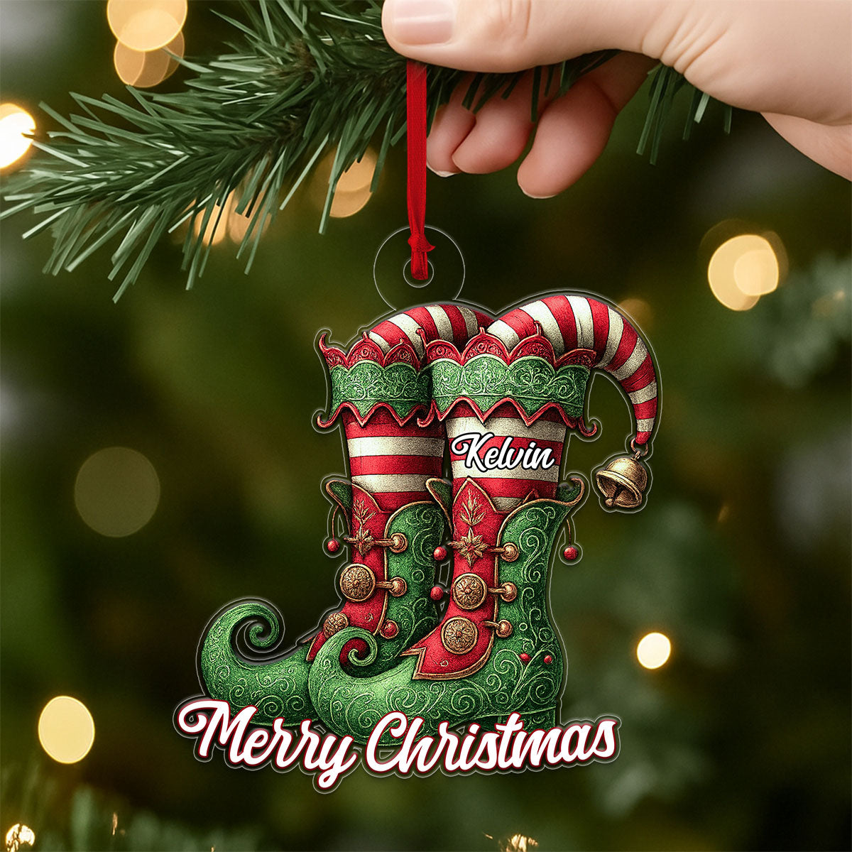 Custom Name Cowboy Xmas