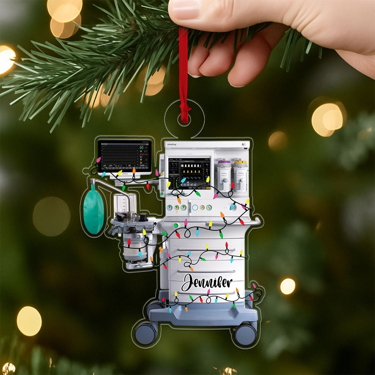 Custom Name Doctor Or Nurse Anesthesia Machine