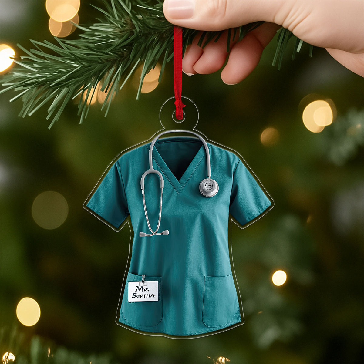 Custom Name Nurse Christmas, Custom Healthcare Workers