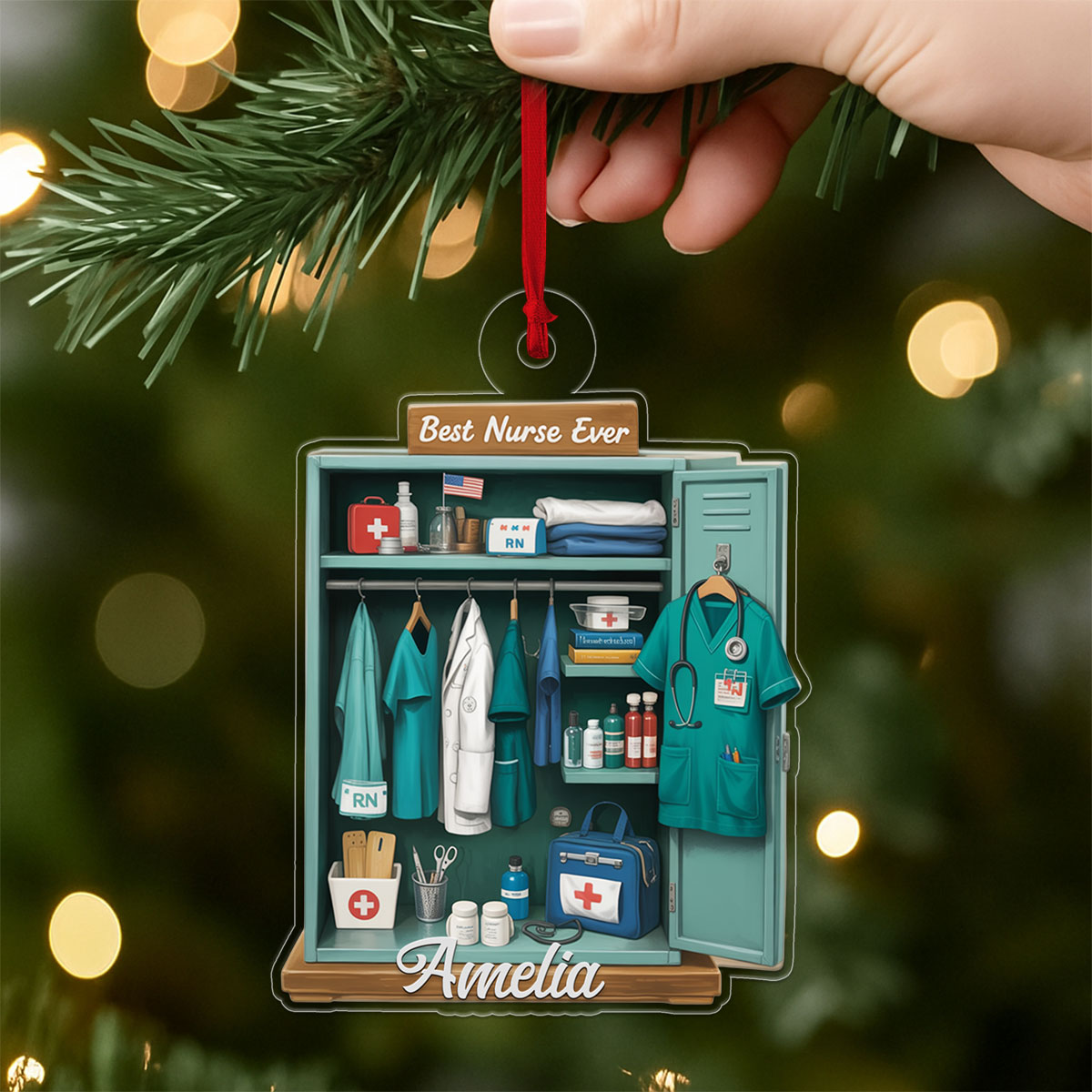 Custom Name Nurse Doctor Personal Locker