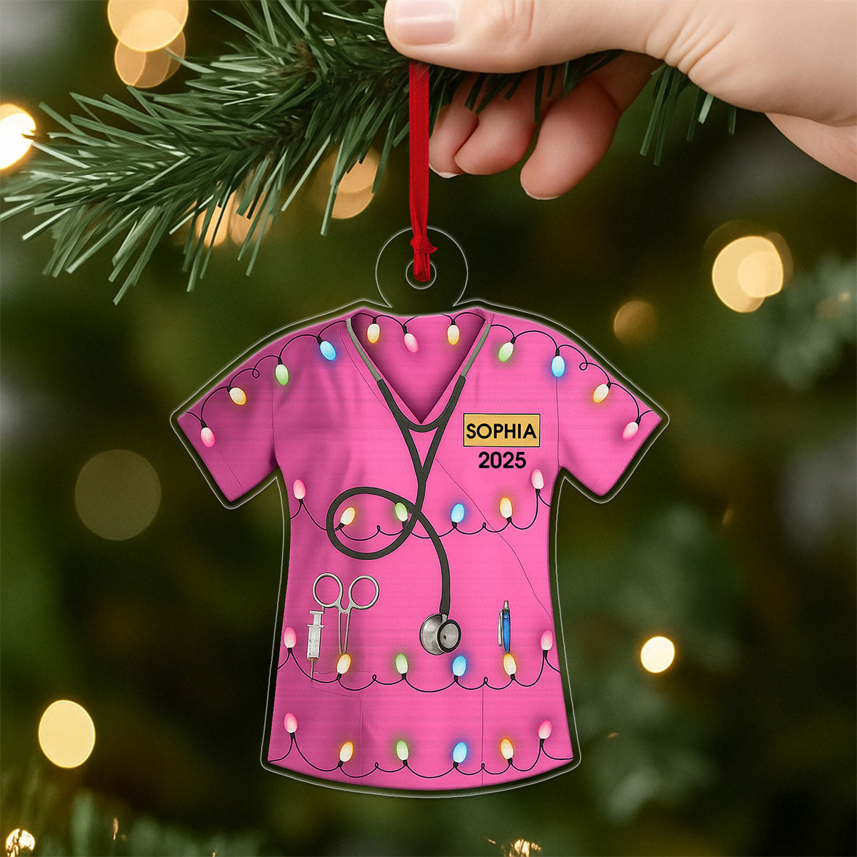 Custom Name Nurse Uniform, Medical Staff