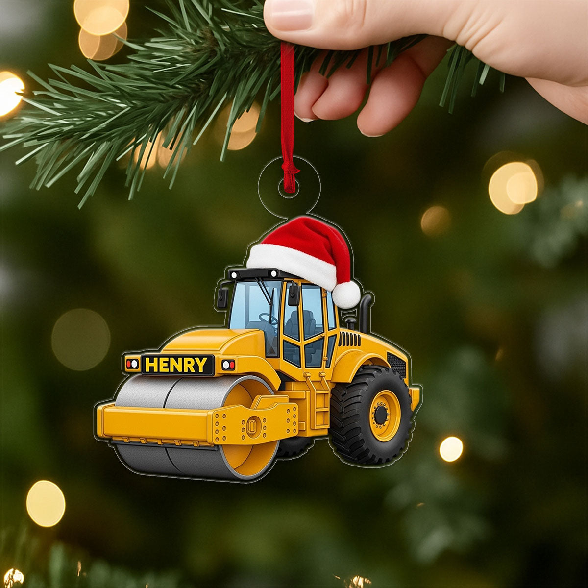 Custom Name Road Roller For Construction Workers