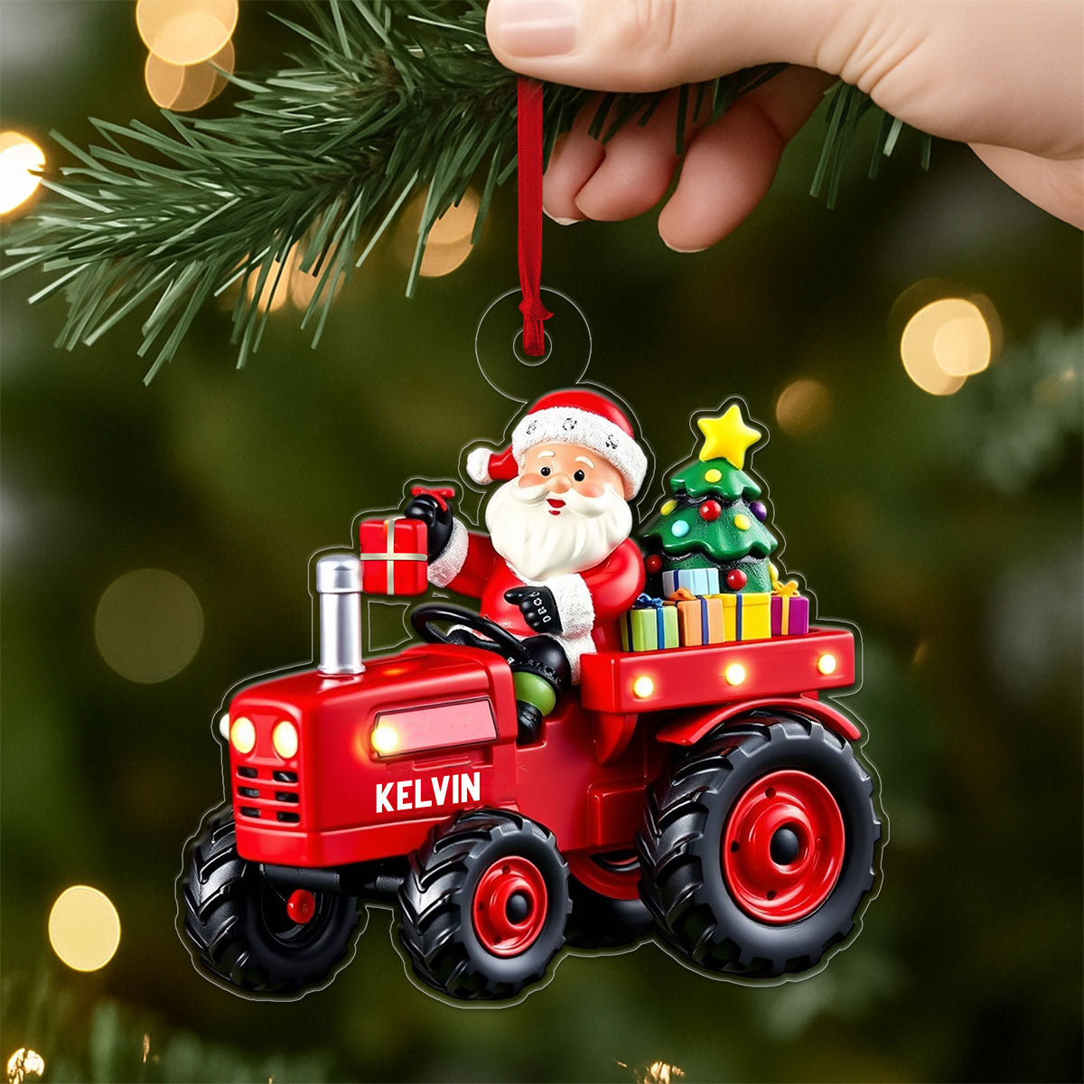 Custom Name Santa Trucker