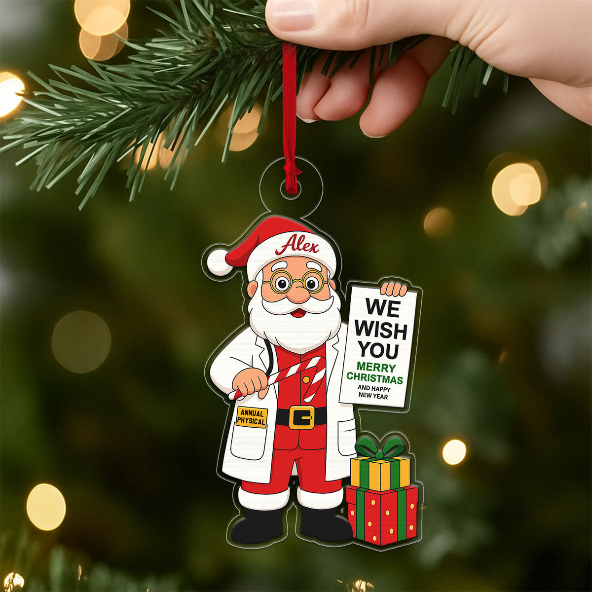 Cutsom Name Doctor Santa Xmas