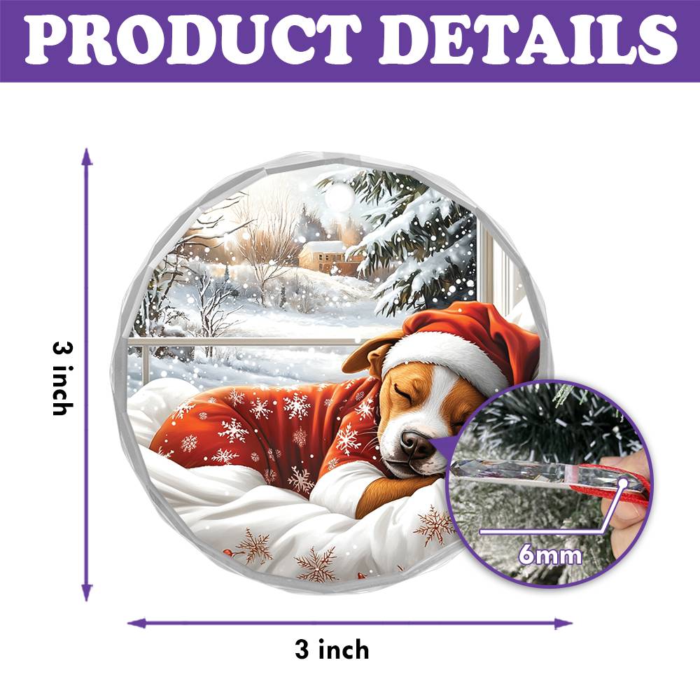 Staffordshire Bull Terrier Dog Sleeping In Bed Design 1