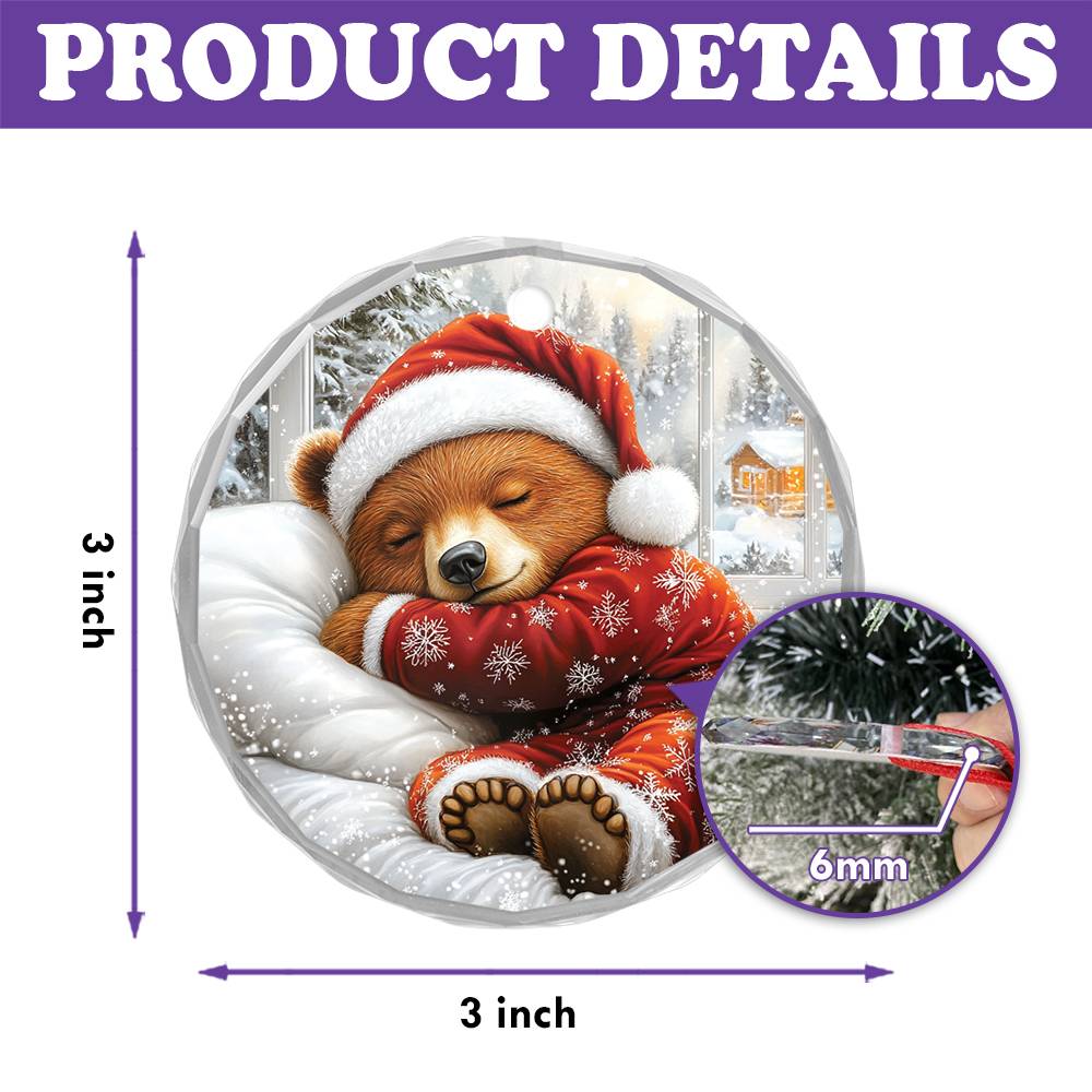 Grizzly Bear Sleeping In Bed Design 4
