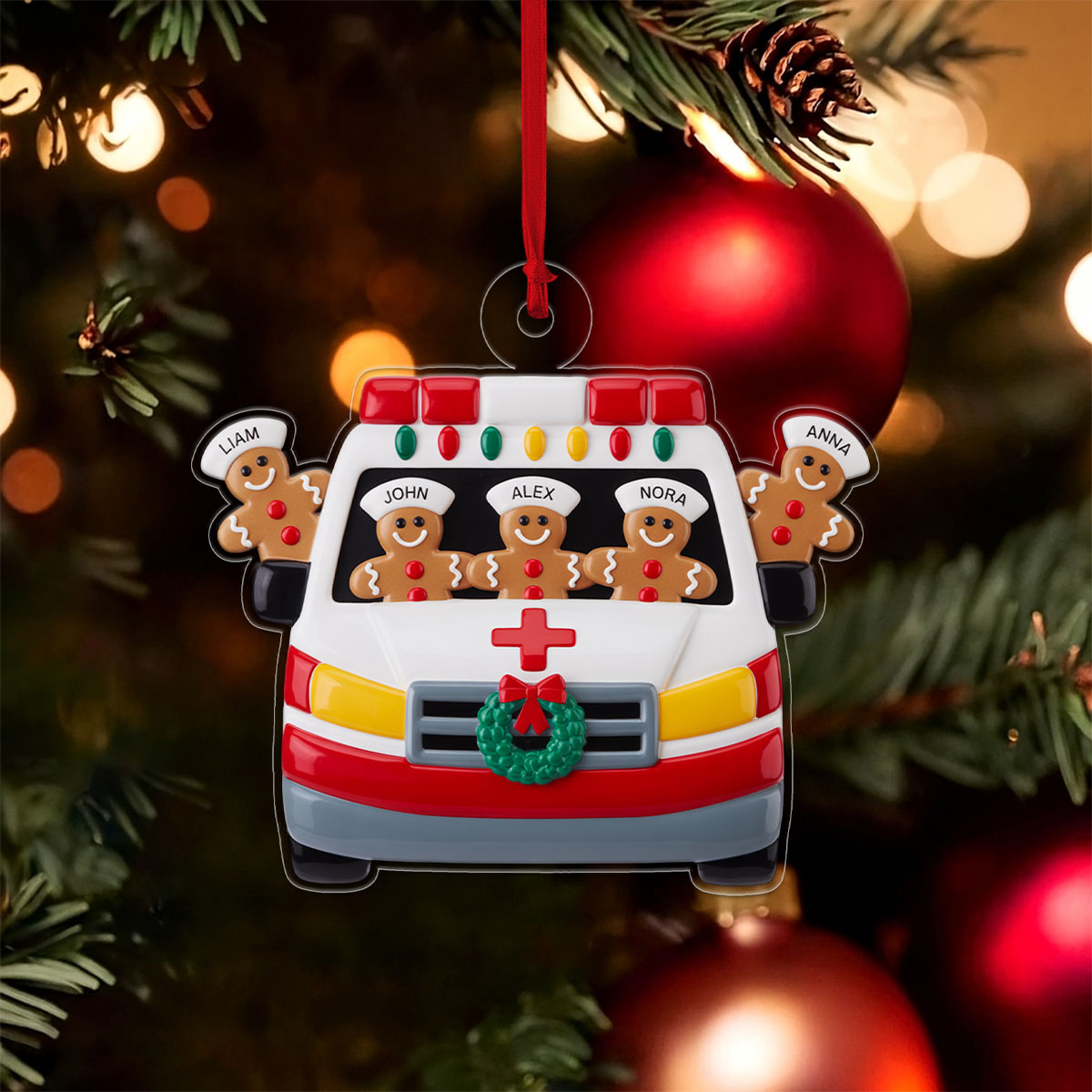 Custom Ambulance Team Gingerbread