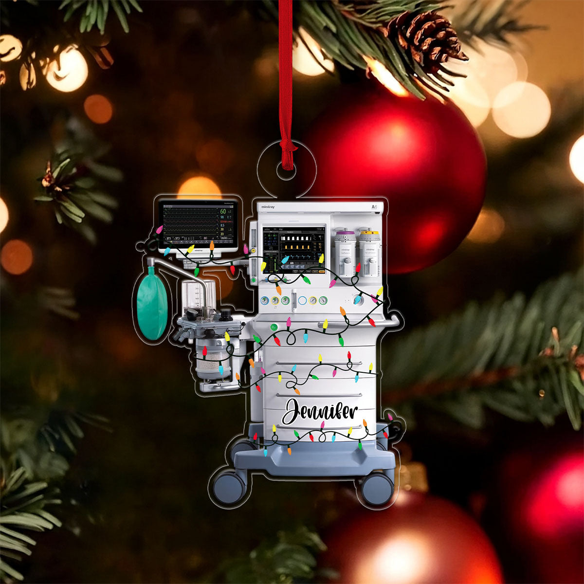 Custom Name Doctor Or Nurse Anesthesia Machine