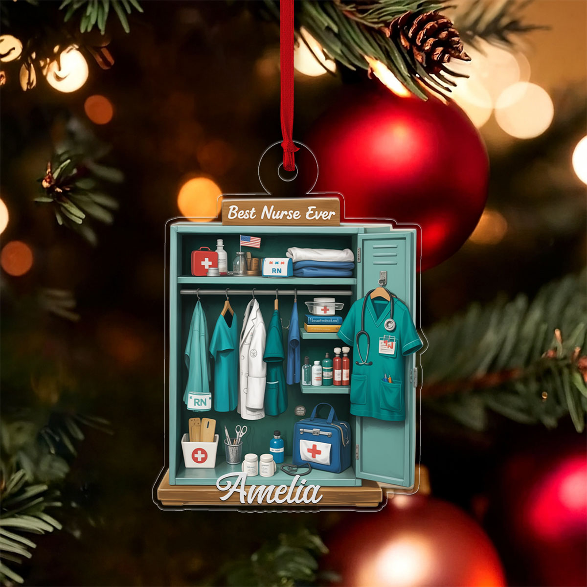 Custom Name Nurse Doctor Personal Locker