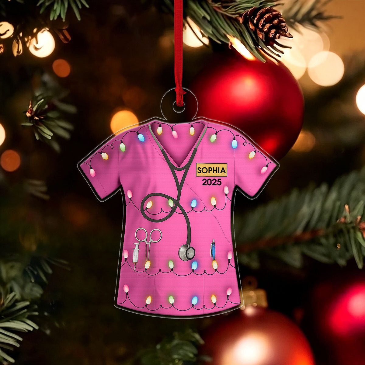 Custom Name Nurse Uniform, Medical Staff