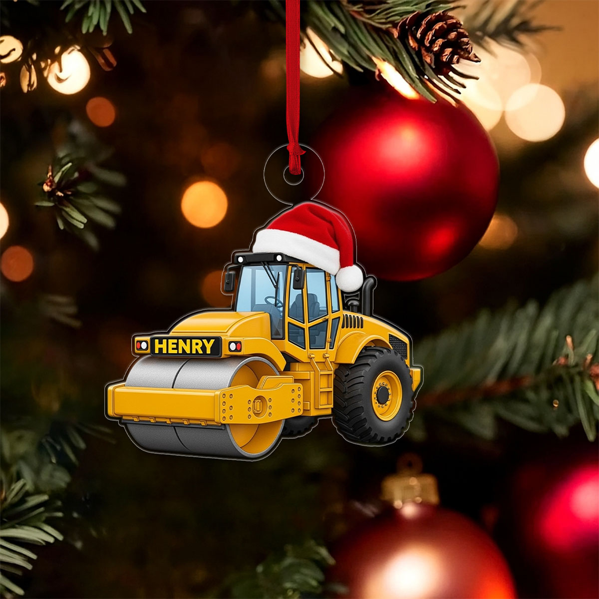 Custom Name Road Roller For Construction Workers