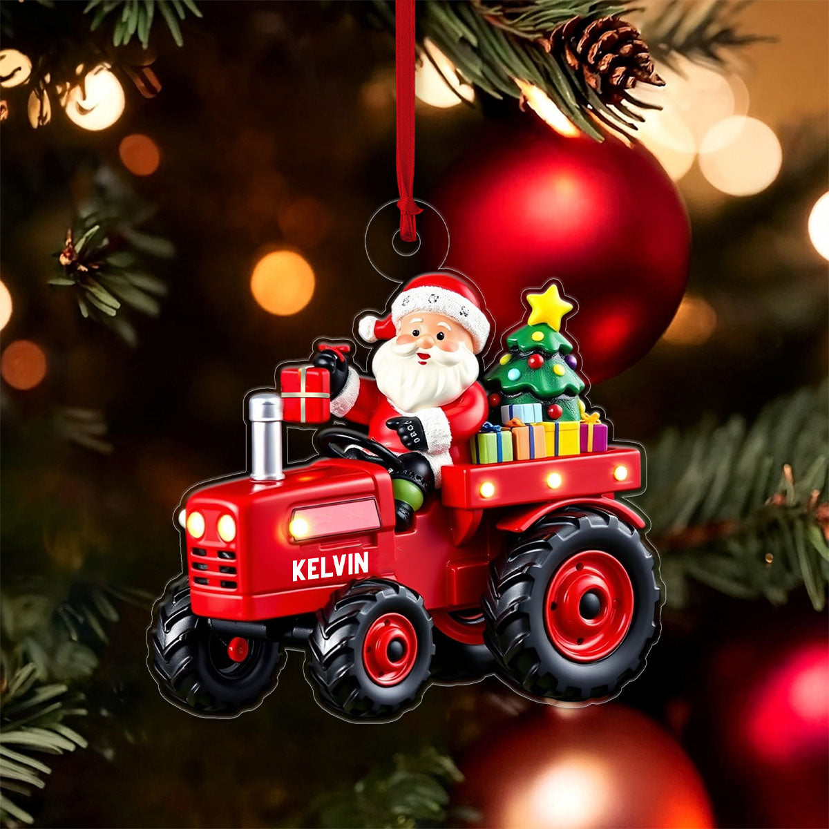 Custom Name Santa Trucker