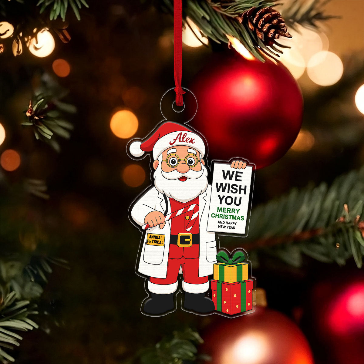 Cutsom Name Doctor Santa Xmas