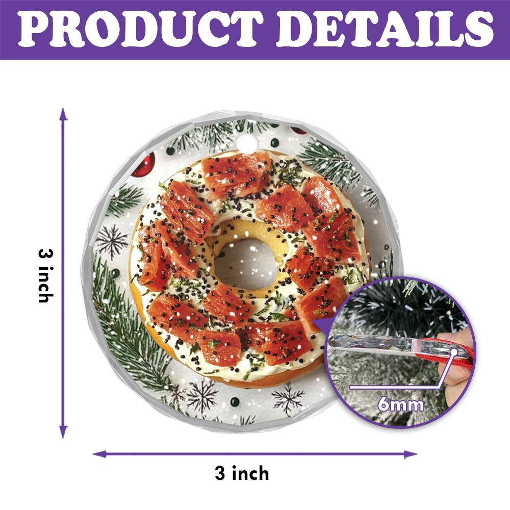 Bagel with Cream Cheese and Lox Close up Design 2