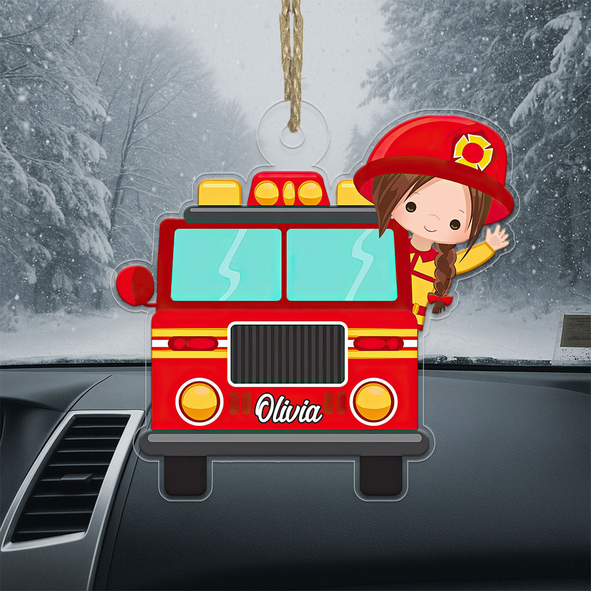 Custom Kid Firefighter For Daughter