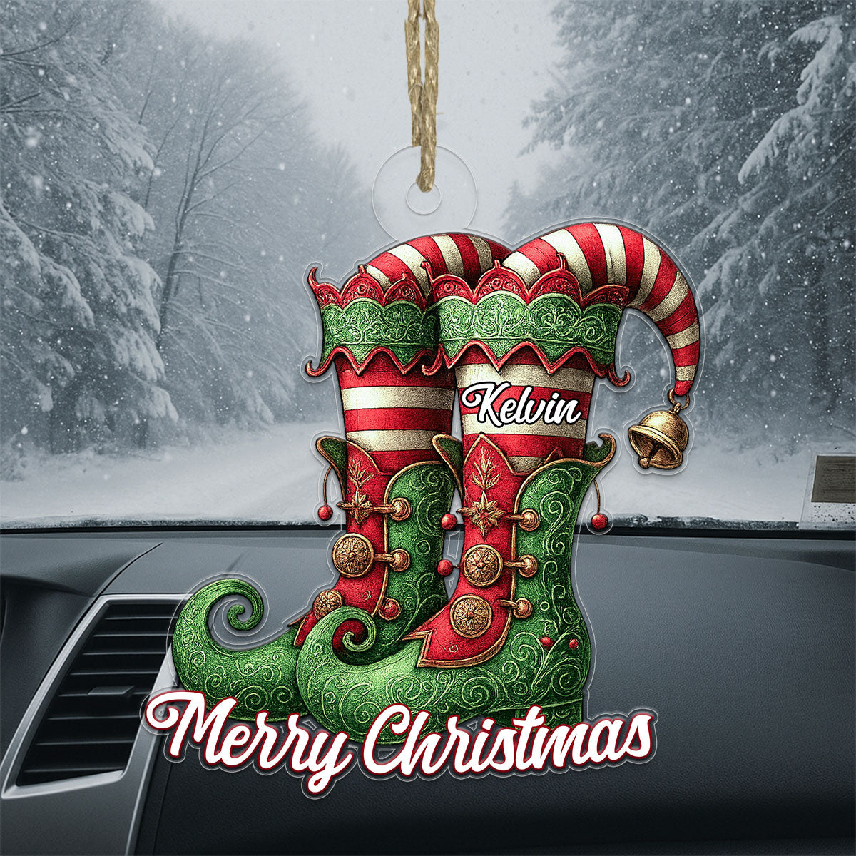 Custom Name Cowboy Xmas