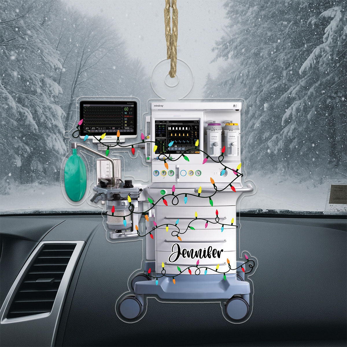 Custom Name Doctor Or Nurse Anesthesia Machine