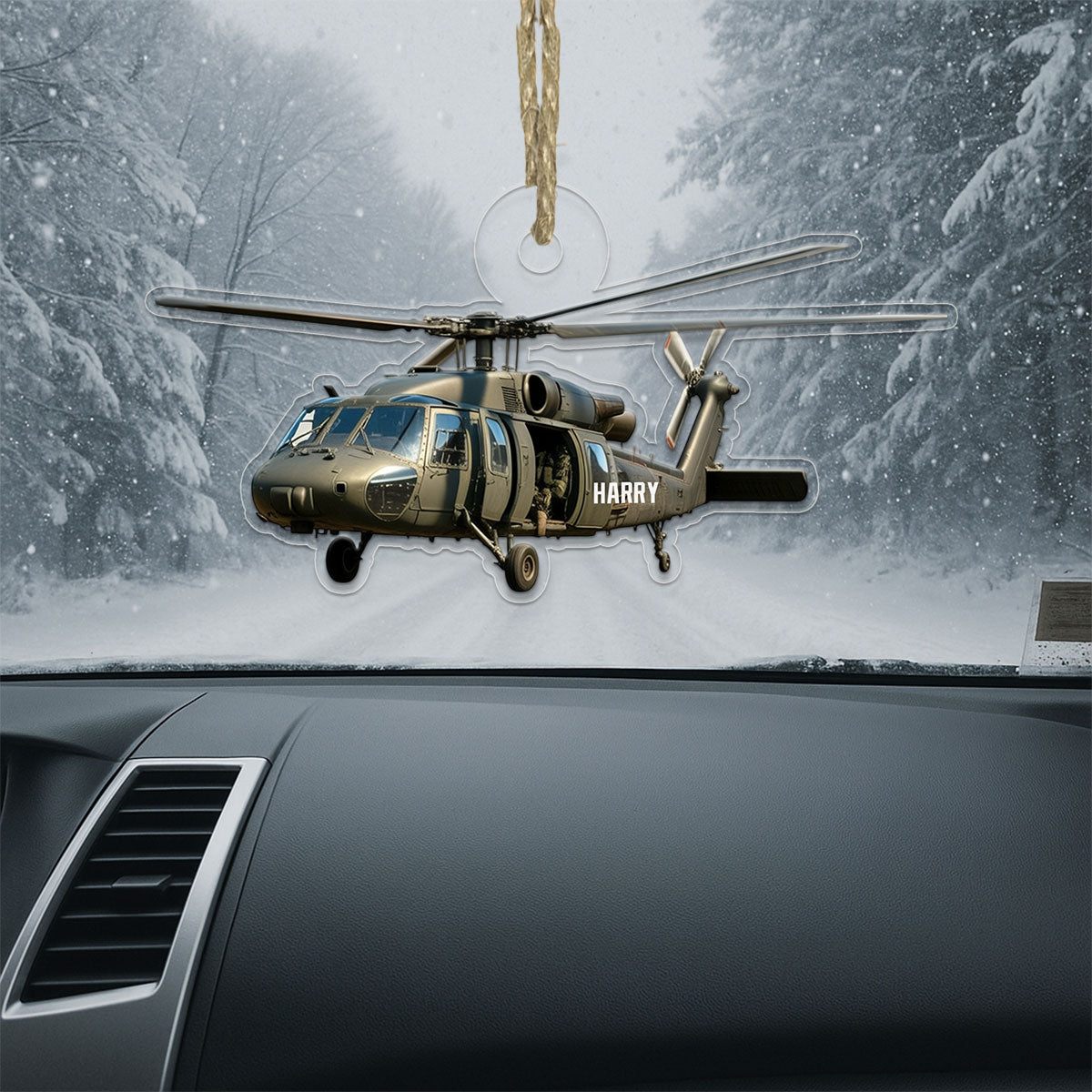 Custom Name Helicopter