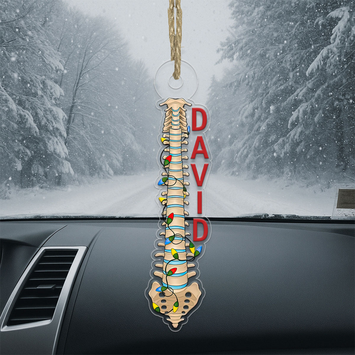 Custom Name Lumbar Spine For Doctor, Nurse